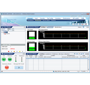 NMS (Network Management System)화면